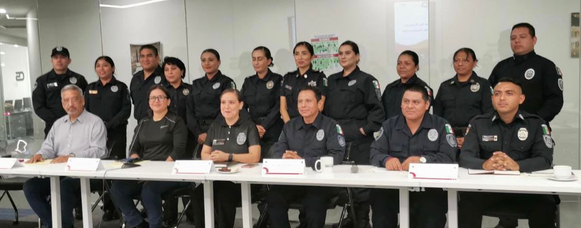 Refrenda SSPYPC de Tulum compromiso con la prevención del delito durante reunión estatal