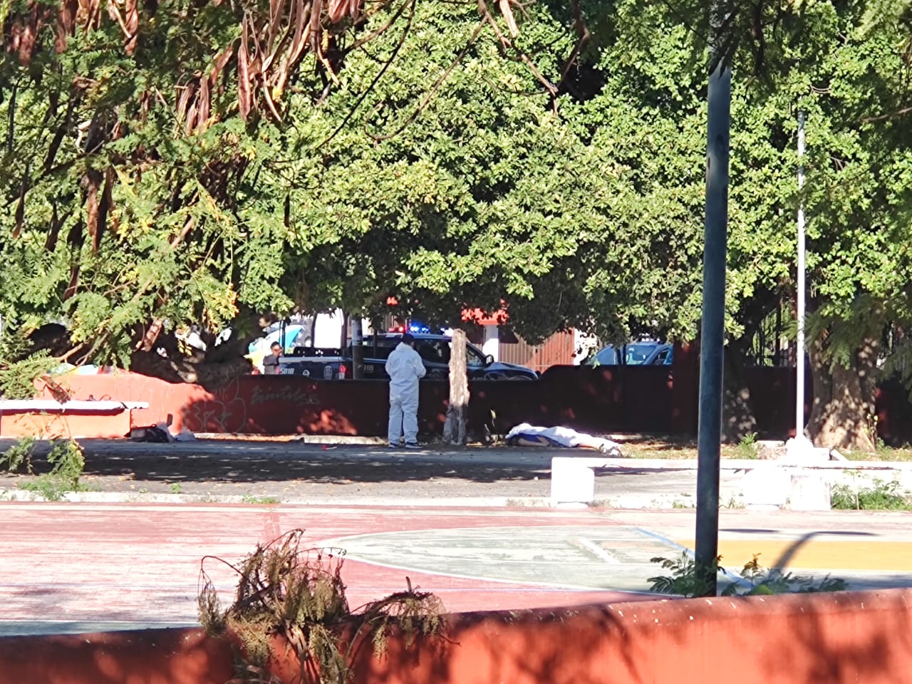 Hallan cadáver de hombre maniatado en un parque de la Región 221 de Cancún