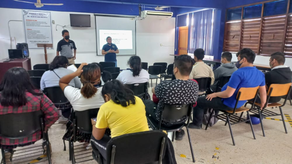 Participó el alumnado del Centro de Estudios de Bachillerato 5/10 para crear ambientes de buen trato y comunidades de paz.