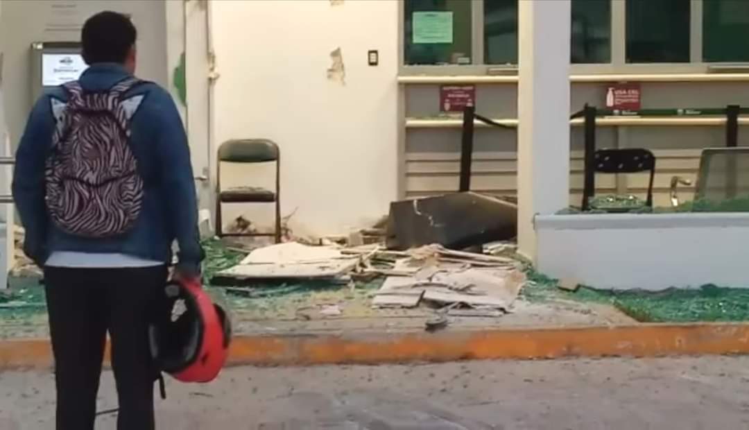 Intentan robar cajero automático del Banco del Bienestar en Chetumal