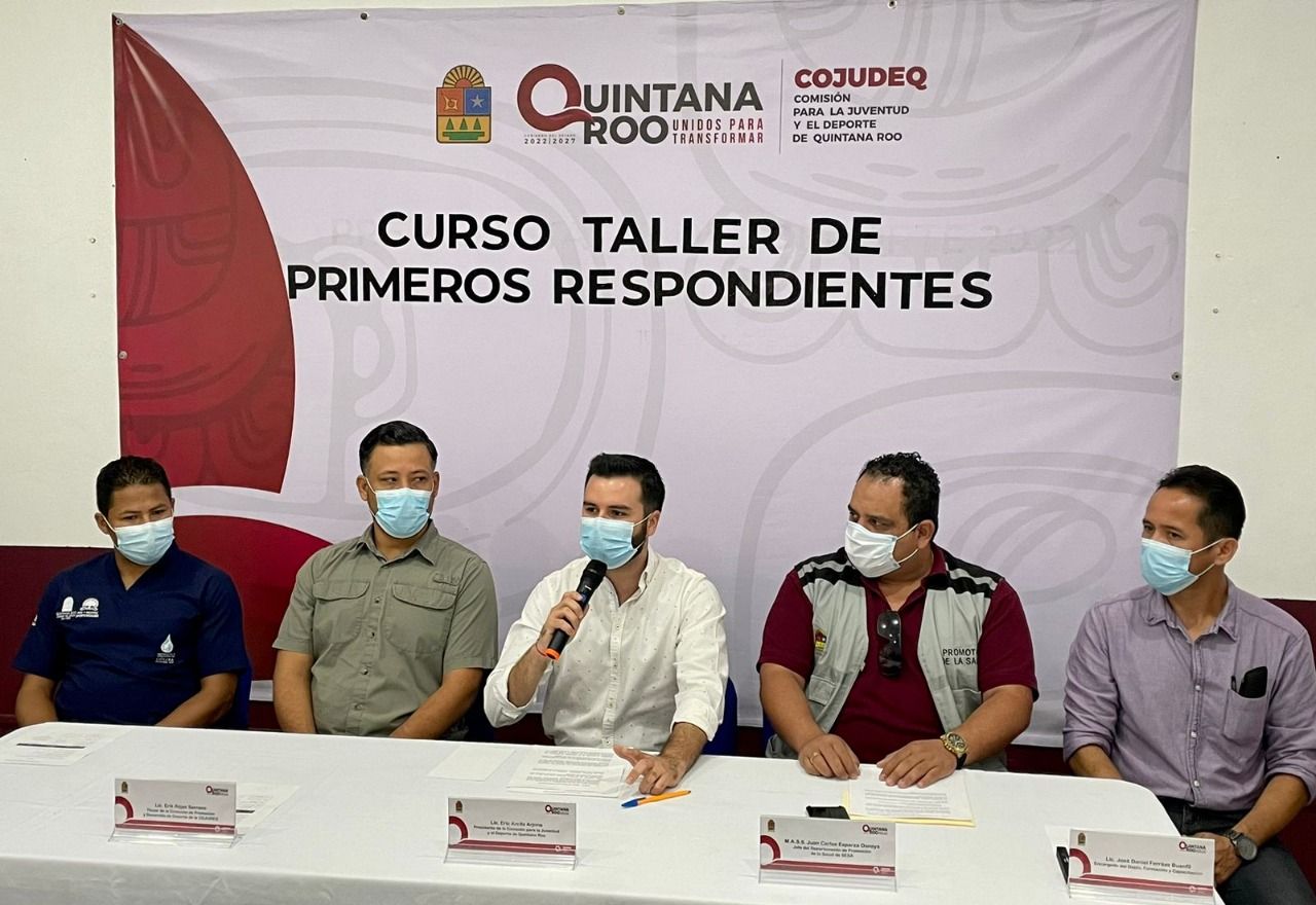 Capacitan a entrenadores deportivos de la zona sur en primeros auxilios