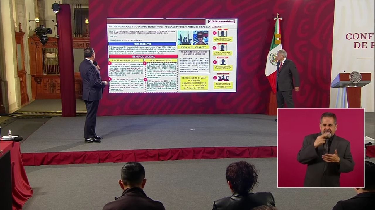 Informan en la Mañanera liberación de “Doña Lety”