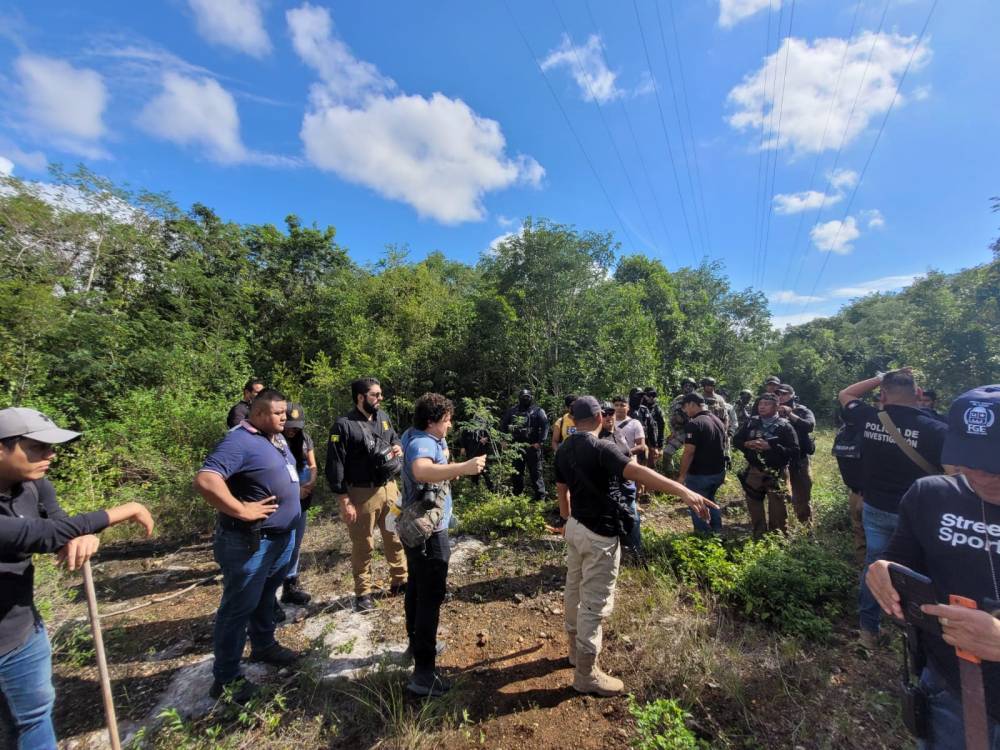 Encuentran restos óseos en predio de Benito Juárez