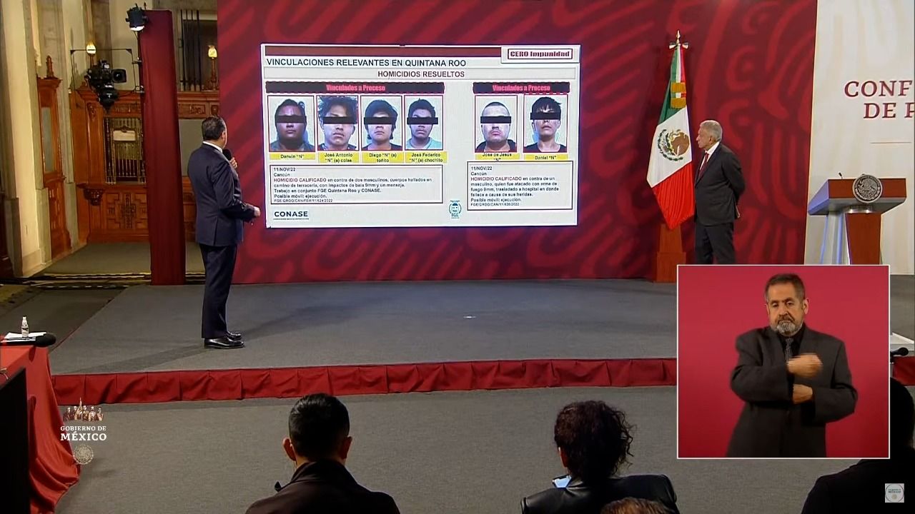 Destacan en conferencia matutina trabajo de la FGE Quintana Roo
