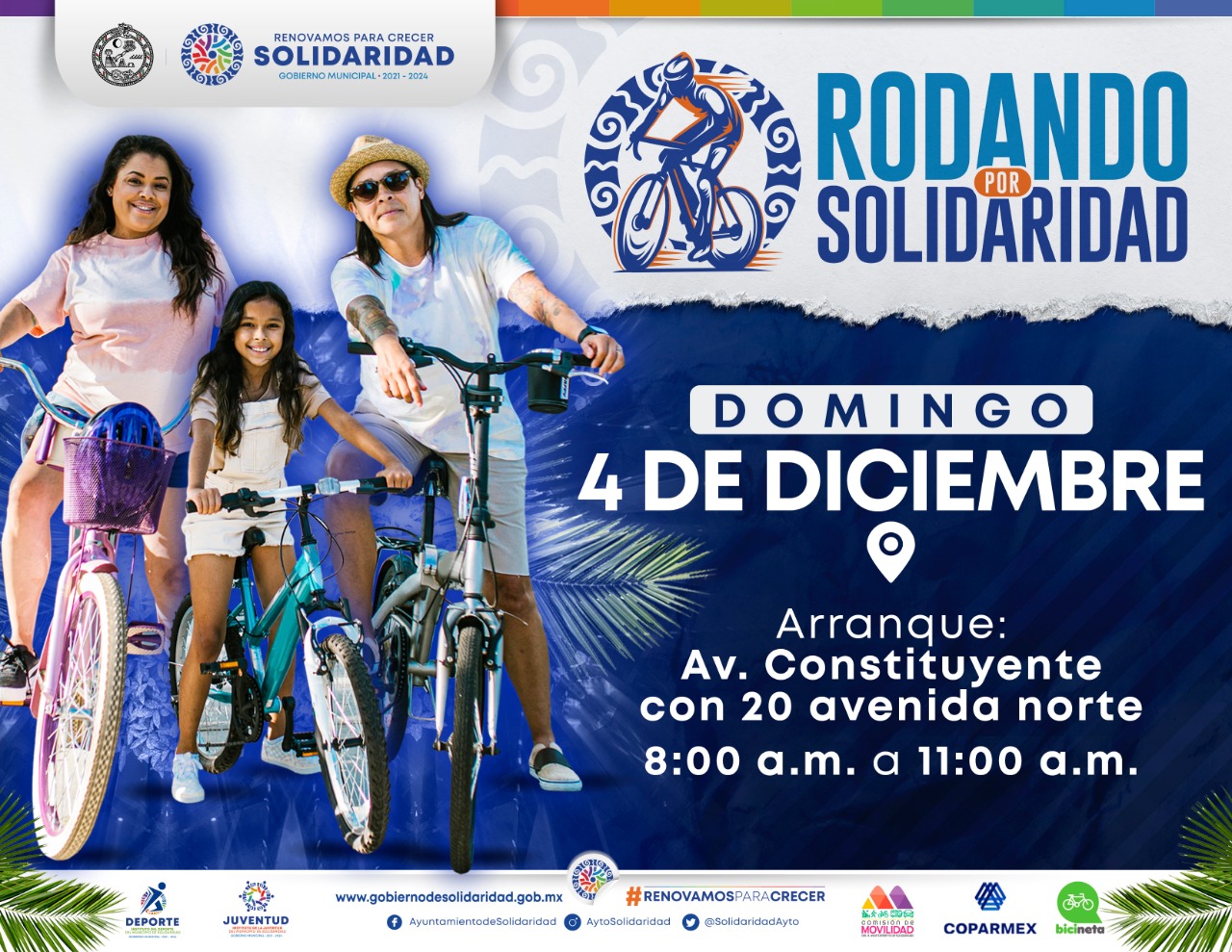 Promueven la inclusión con “Rodando por Solidaridad”