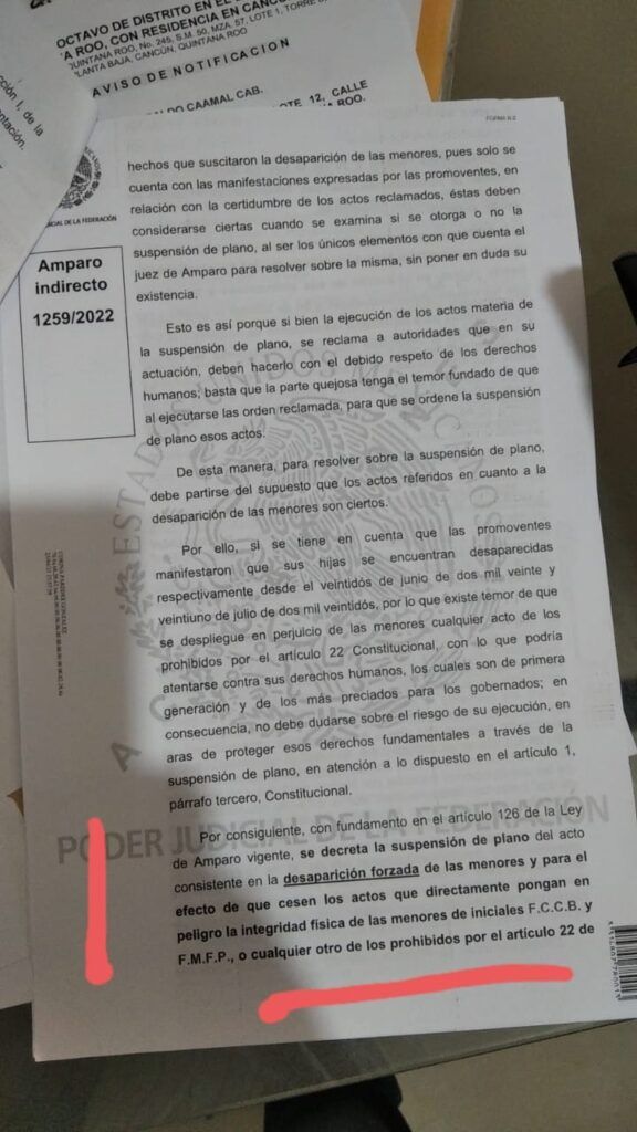 Ordena juez al Ayuntamiento de Benito Juárez abstenerse a retirar fotos y fichas de desaparecidos