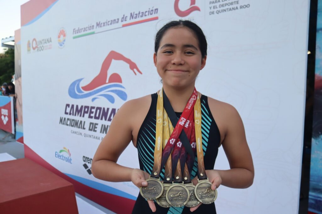 Quintana Roo logra 35 medallas en Campeonato Nacional de Natación