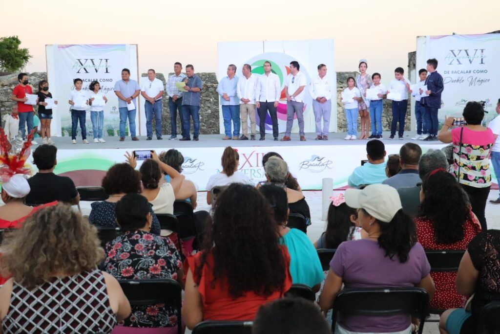 Celebran en grande el aniversario 16 de la creación del Pueblo Mágico de Bacalar