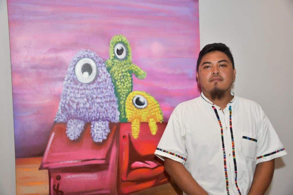 Del artista urbano cozumeleño Geovanni Córdova “Asteck”