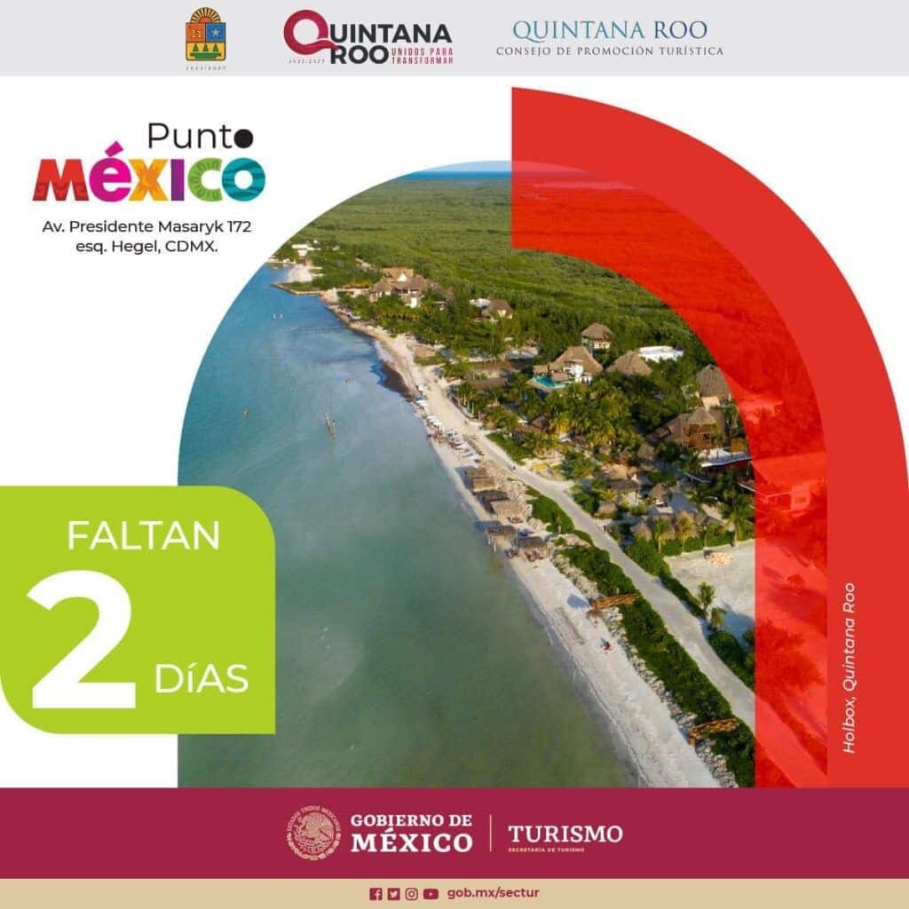 Quintana Roo mostrará sus bellezas en Punto México durante todo el mes de febrero 2023
