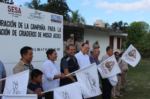 Arranca en Bacalar campaña para combatir al mosco transmisor de Dengue, Zika y Chikungunya