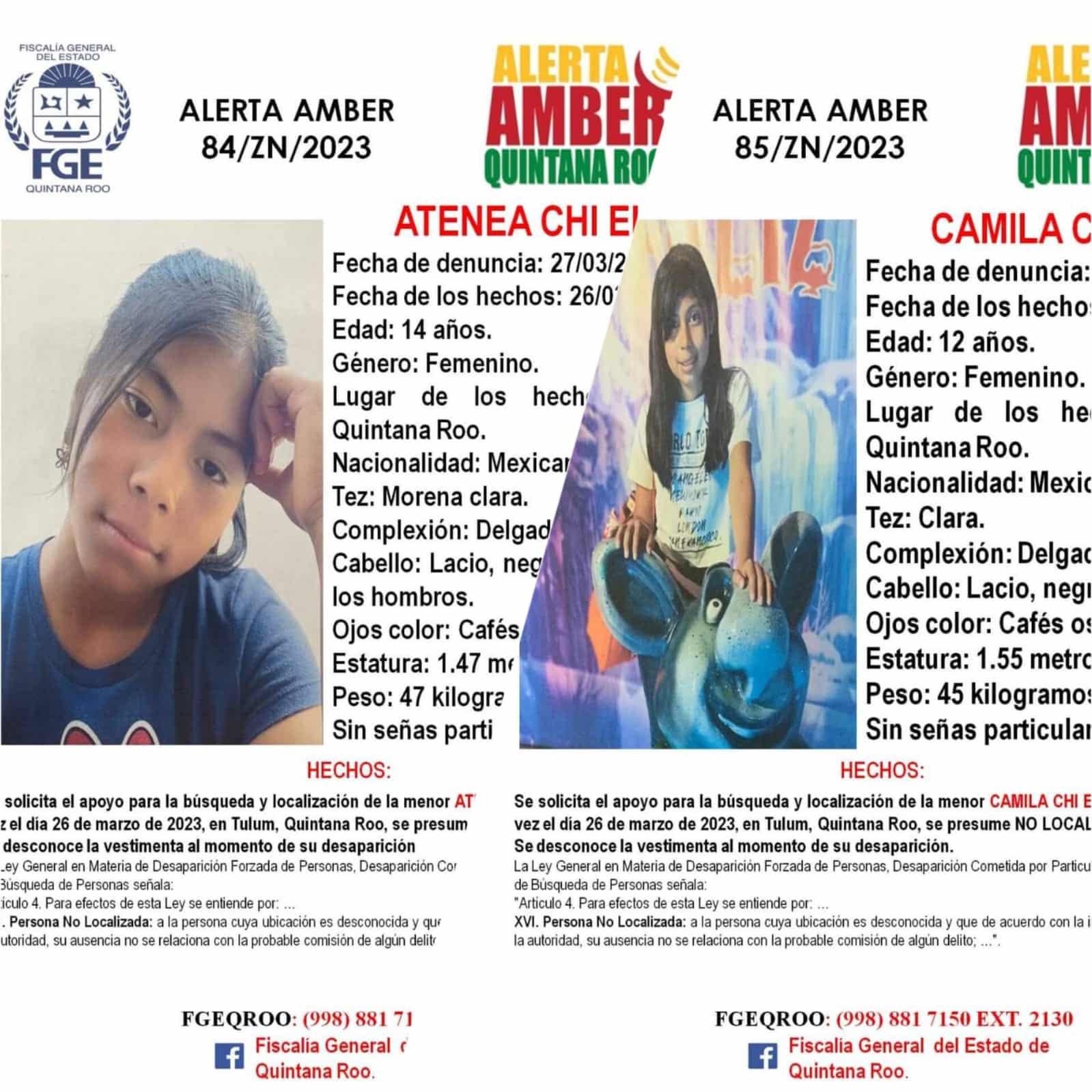Desaparecen hermanas menores de edad en Tulum