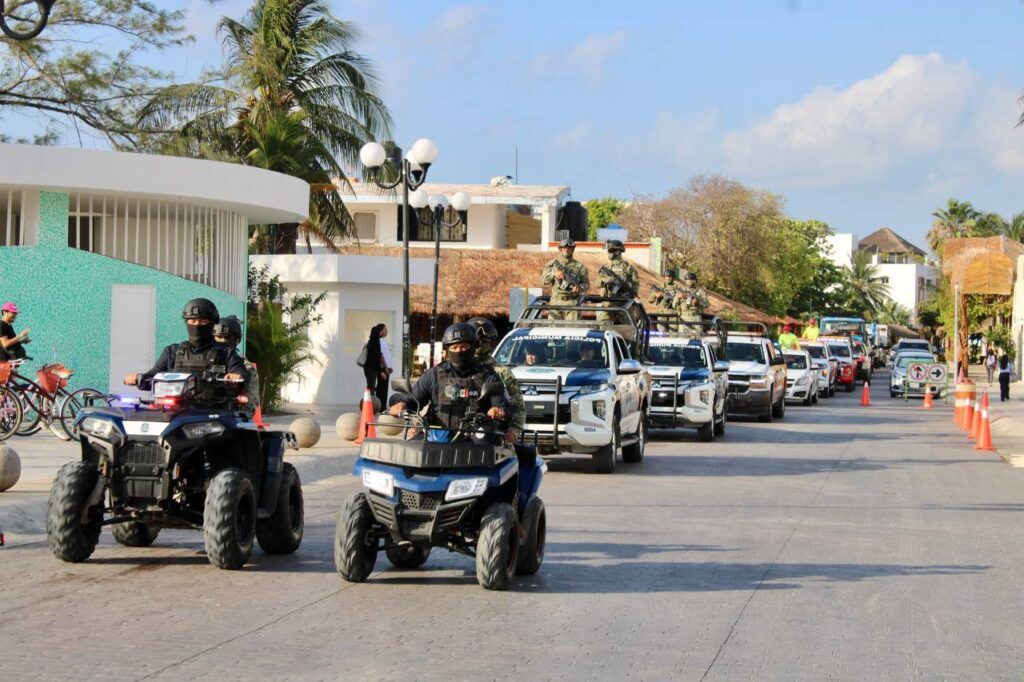 Blanca Merari da el banderazo de inicio del operativo vacacional de Semana Santa en Puerto Morelos