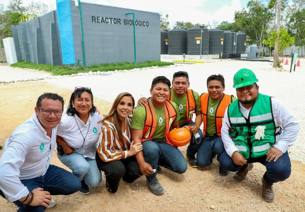 Inaugura Mara Lezama la primera planta de tratamiento de aguas azules para Quintana Roo
