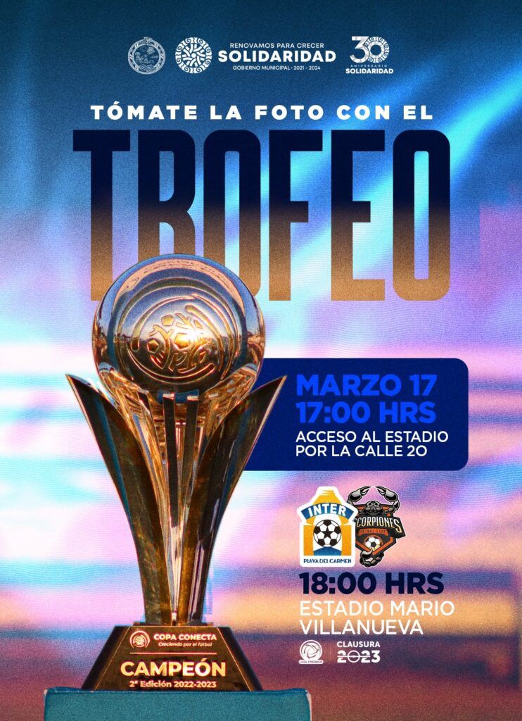 Lili Campos invita a tomarte la foto con la “Copa Conecta”