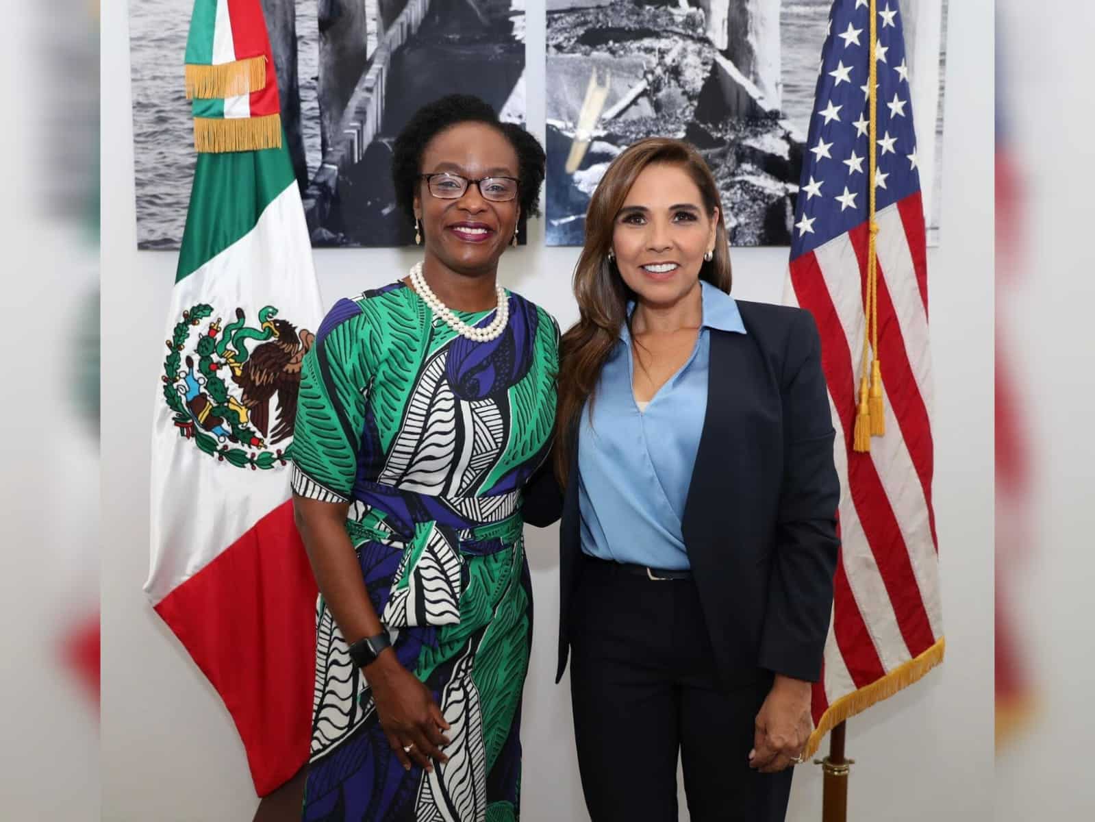 Mara Lezama y Dorothy Nguttter fortalecen relación bilateral