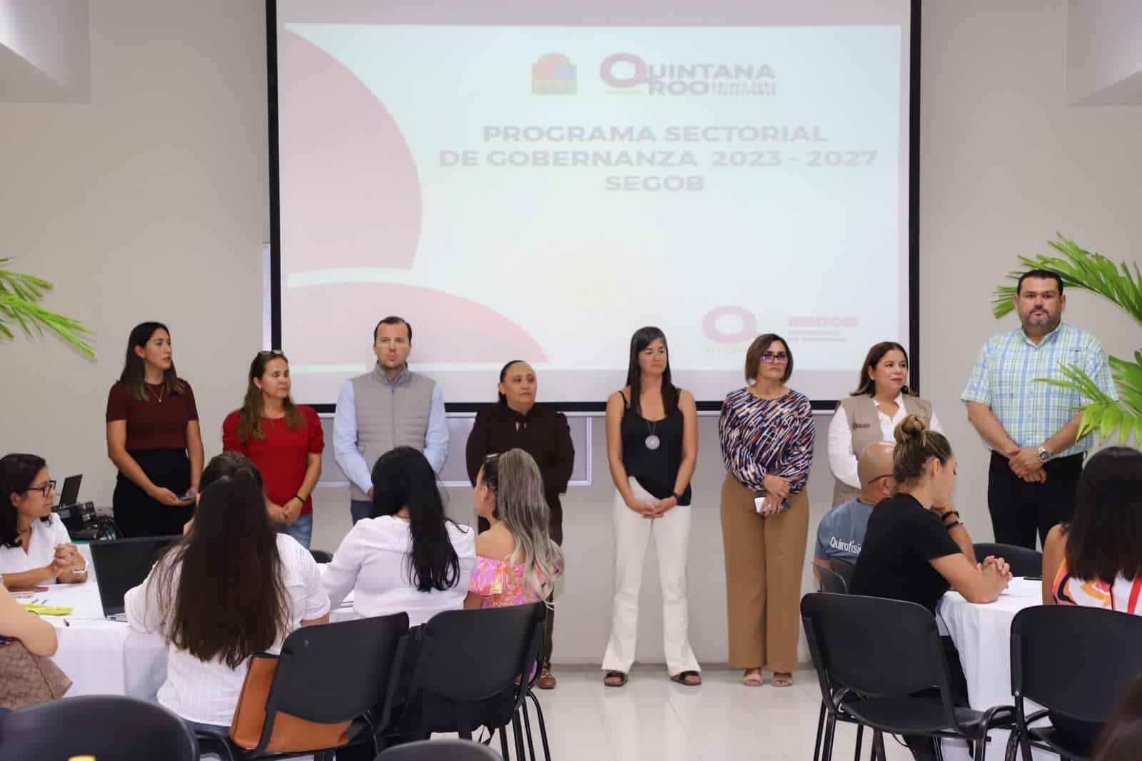 Realizan mesas de trabajo del Programa Sectorial de Gobernanza