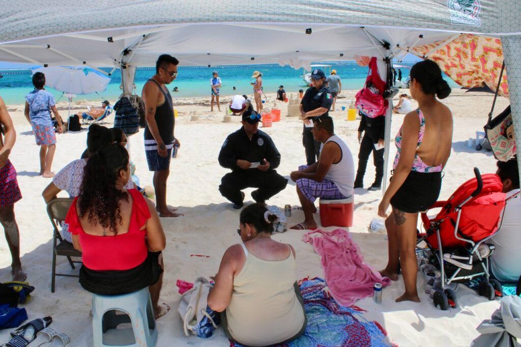 Concluye con saldo blanco la primera semana de vacaciones en Puerto Morelos