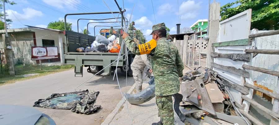 Recolectan más de 14 toneladas de desechos en Jornada de descacharrización