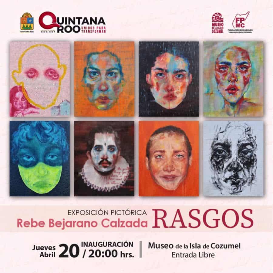 Invitan a la inauguración de la exposición “Rasgos” de Rebe Bejarano