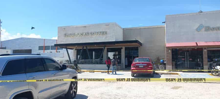 Fiscalía, sin detenidos por presunto asalto en el Starbucks de Tulum