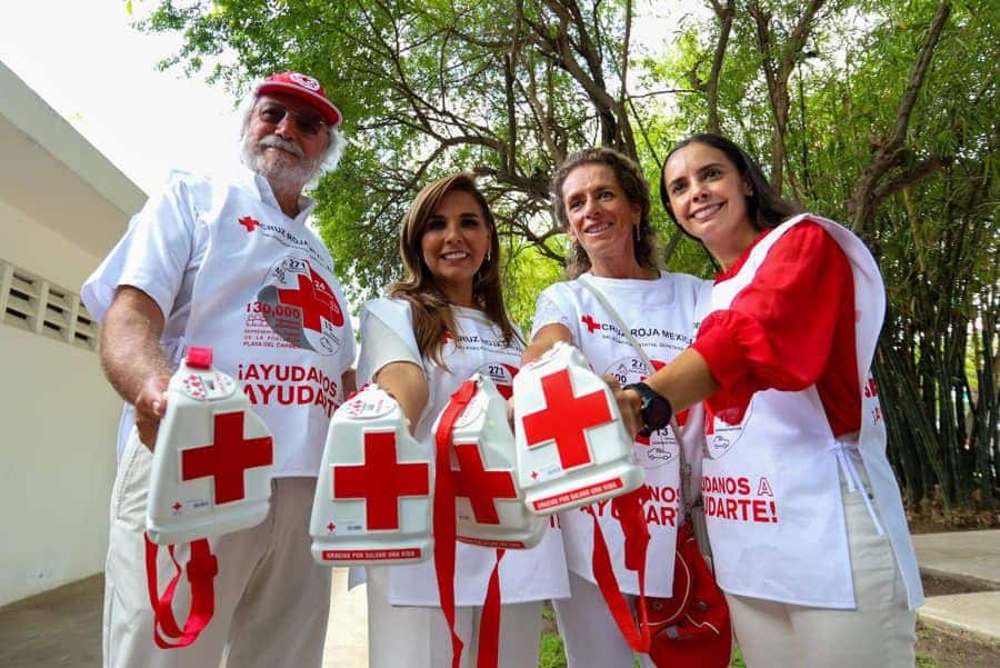 Mara Lezama encabezó la Colecta Nacional de la Cruz Roja en Quintana Roo