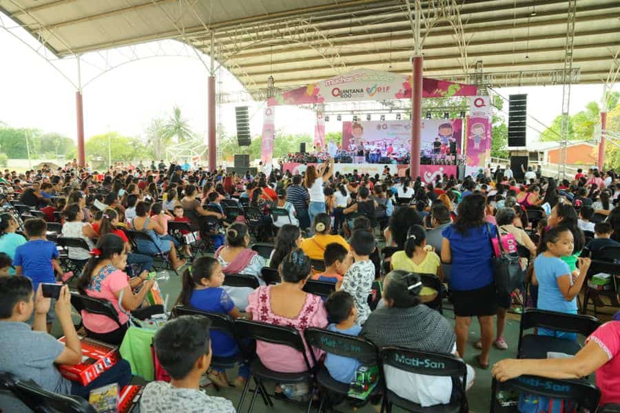 Celebra DIF Quintana Roo a la niñez morelense en el marco del Día de la Niña y el Niño