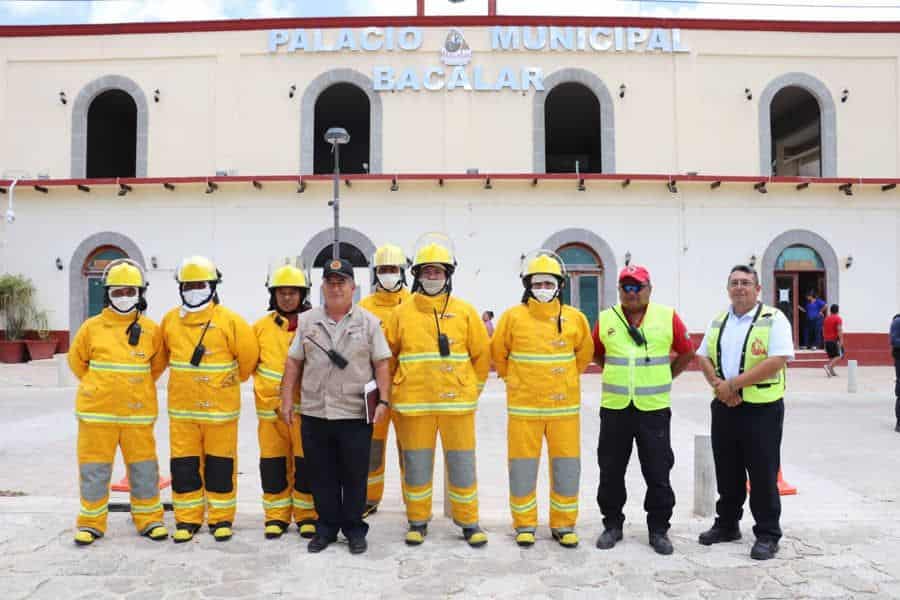 Bacalar participa en el Primer Simulacro Nacional 2023