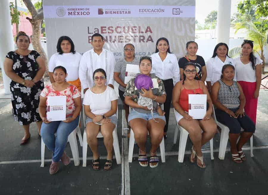 Destaca Blanca Merari beneficios del programa federal "La Escuela es Nuestra"