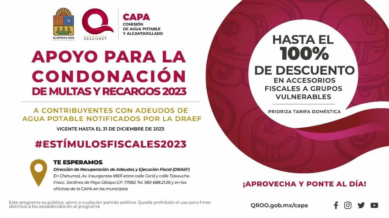 Invita CAPA a aprovechar el programa de estímulos fiscales 2023