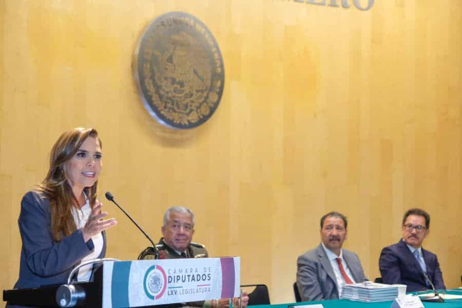 Inaugura Mara Lezama ante diputados, el Foro de Infraestructura Transformadora