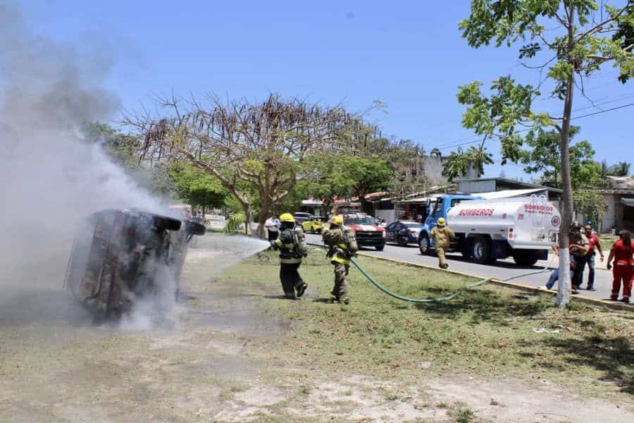 Intensa jornada para protección civil en Puerto Morelos por seis simulacros