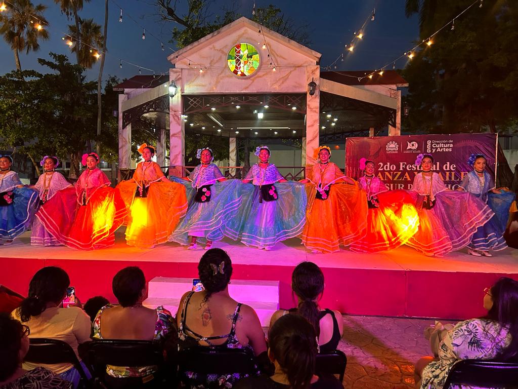 Gran respuesta de la ciudadanía al segundo festival de danza y baile del sur de México