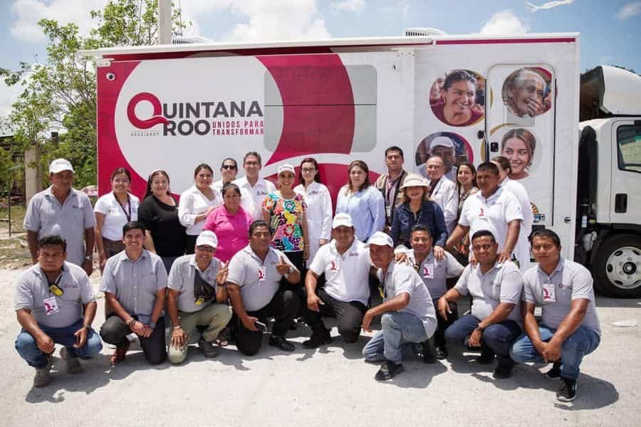 Supervisa Mara Lezama las caravanas de salud en la zona continental de Isla Mujeres