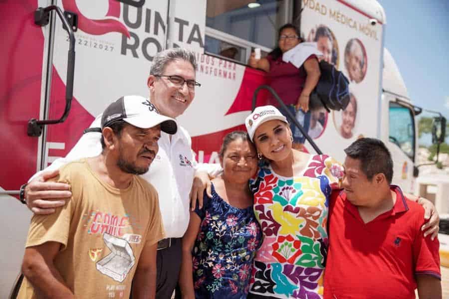 Supervisa Mara Lezama las caravanas de salud en la zona continental de Isla Mujeres