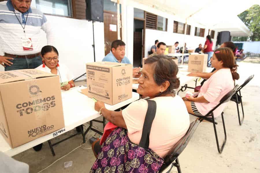 Mara Lezama inicia la entrega de despensas “Comemos Tod@s” en Chetumal