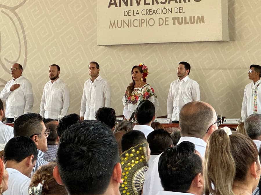 Con mensaje de unidad, marcan el 15 aniversario de Tulum como municipio