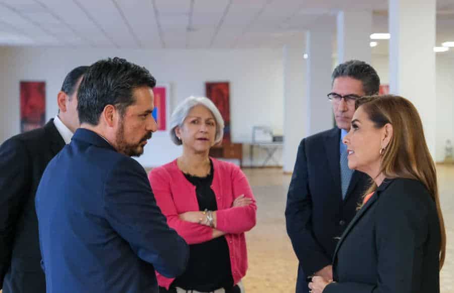 Mara Lezama se reúne con Zoé Robledo, director general del IMSS