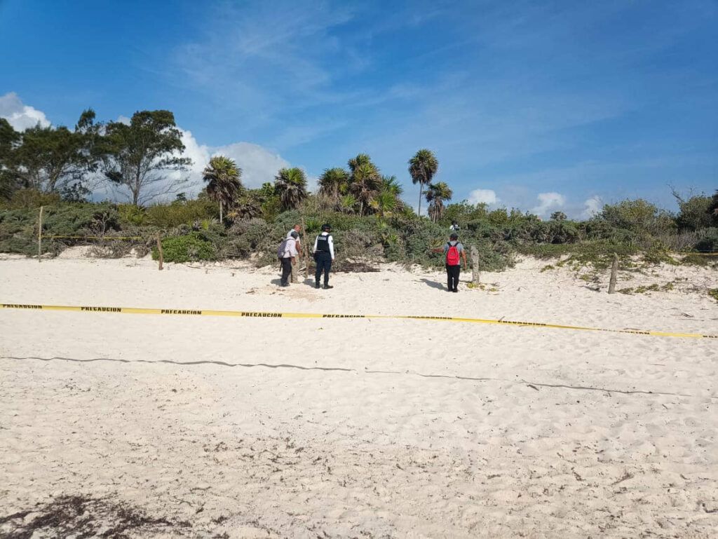 Encuentran sin vida a Indigente en un predio ubicado en la zona federal marítima con Colosio