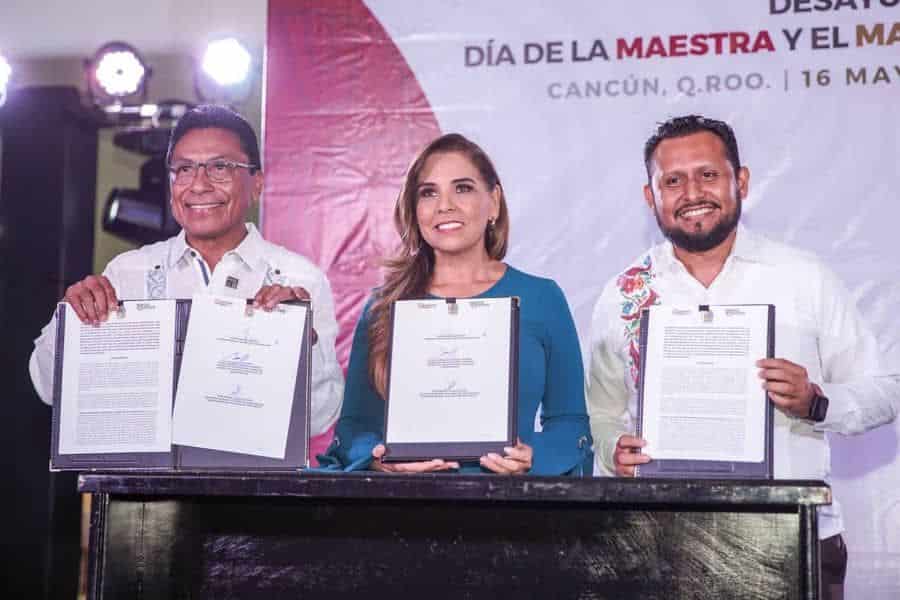 Maestros se suman con Mara Lezama al Nuevo Acuerdo por el Bienestar y Desarrollo de Quintana Roo