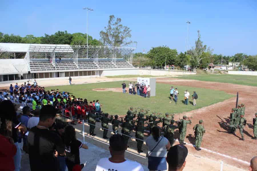 Arranca torneo de ligas pequeñas "Williamsport" en Bacalar