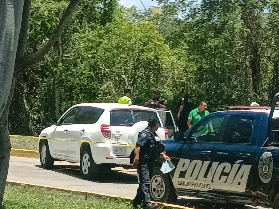 Balazos entre Policías de playa del Carmen y delincuentes que huían desde la ciudad de Cancún