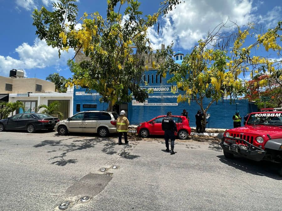 Incendio controlado en escuela en Solidaridad