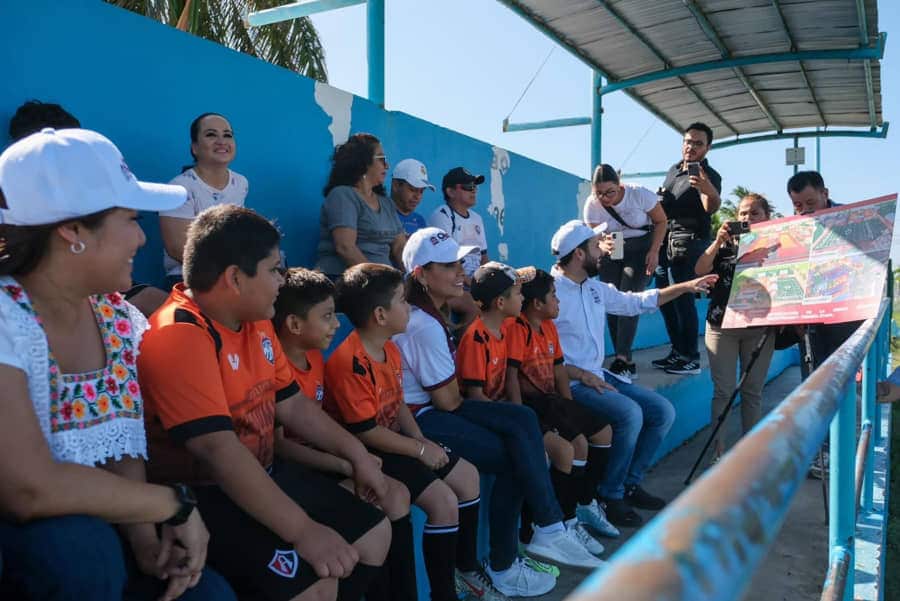 Invertirá Mara Lezama 22 MDP para rehabilitar la unidad deportiva “Bicentenario” y el CEDAR Chetumal