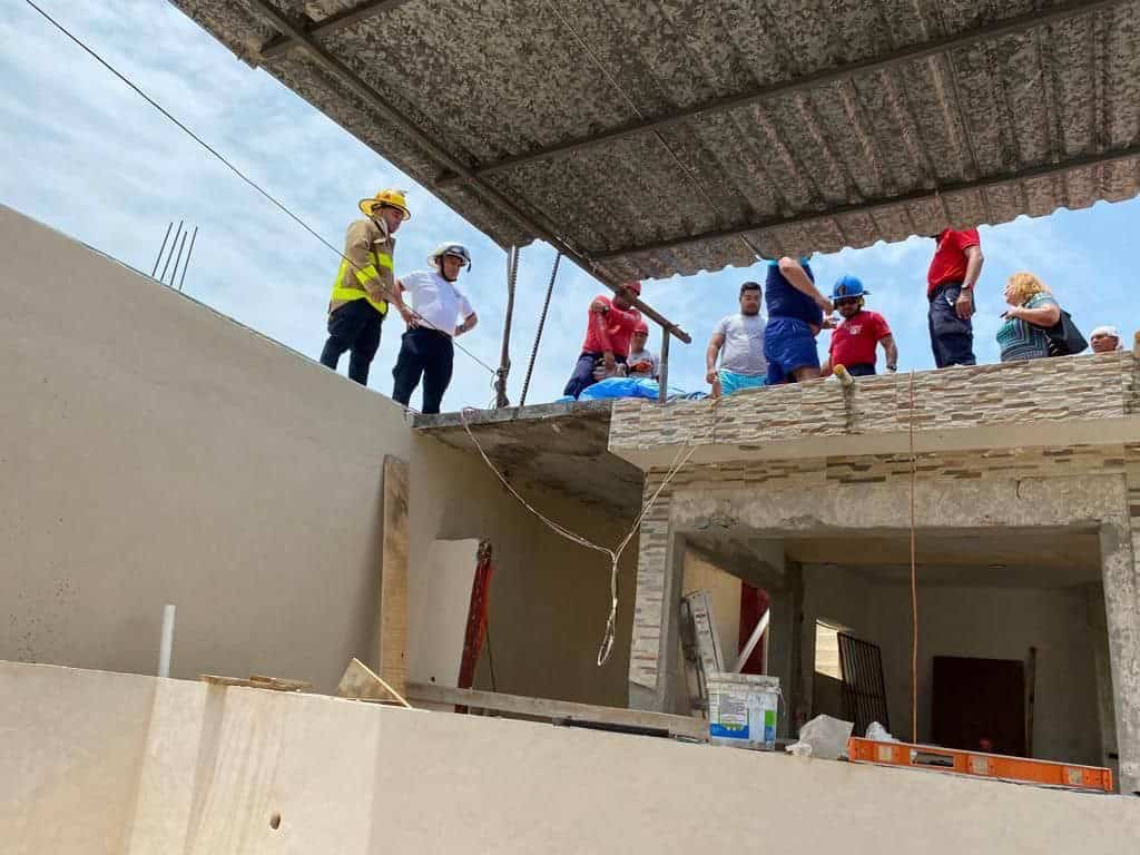 Muere albañil tras desmayarse en obra en Chetumal