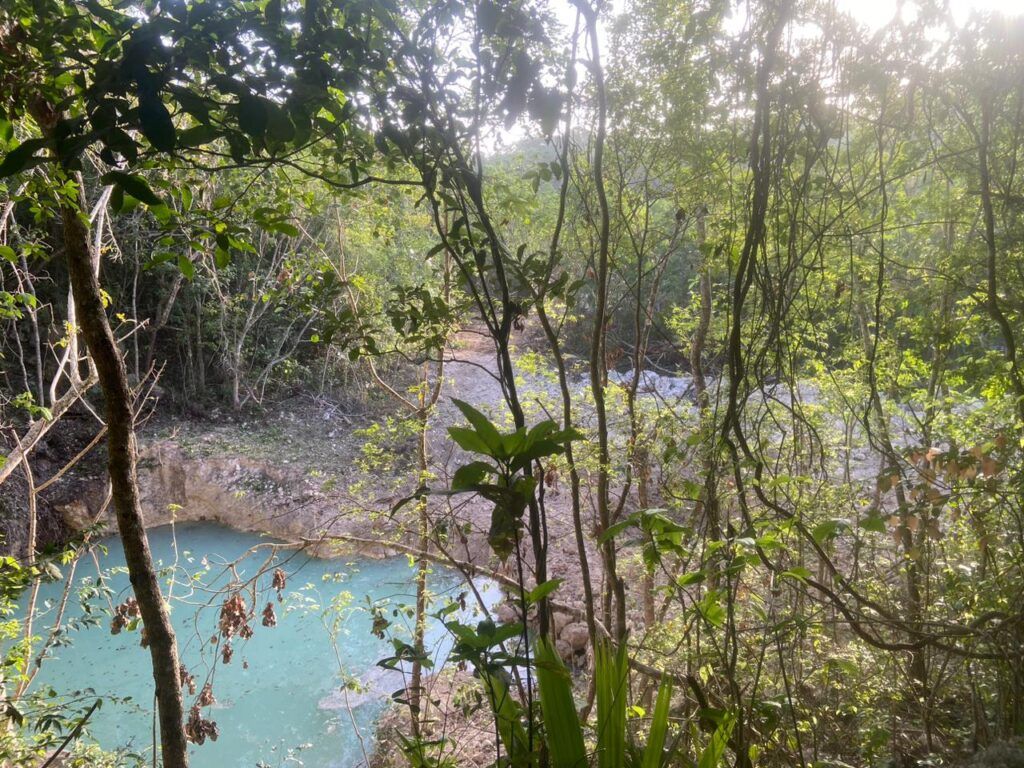 Dinamitan cenote de la comunidad Macario Gómez, en Tulum