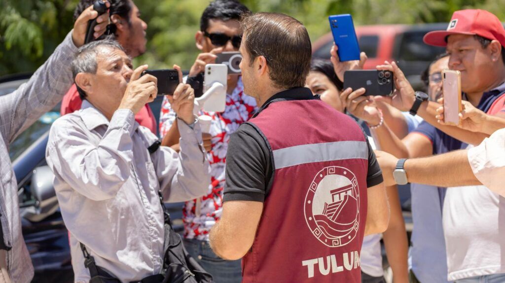 Tulum: Diego Castañón lleva solución pronta y efectiva a Colonia Marités