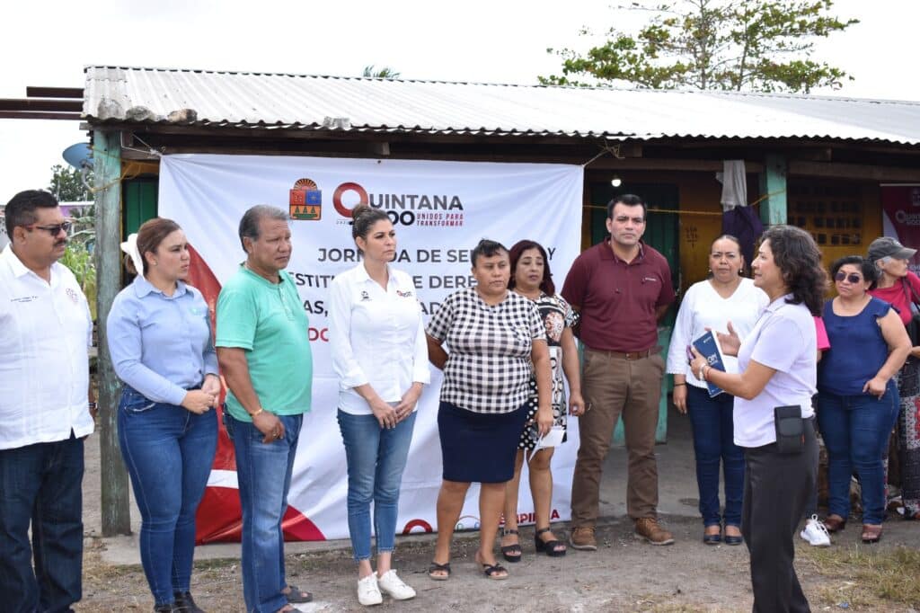 Encabeza Sipinna jornada de servicios en la zona cañera de Quintana Roo