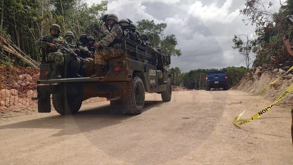 Lesionan a dos trabajadores del Tren Maya con arma de balines