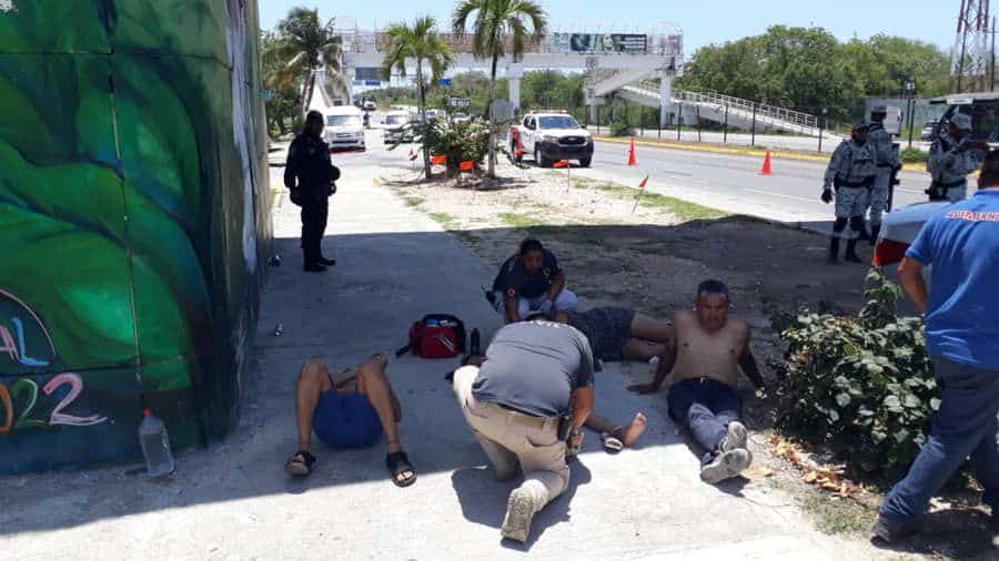 Deja choque en puente de Akumal 4 lesionados